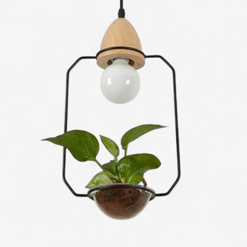 LumiBloom – Decorative LED Pendant Lamp with Flower Pot Design