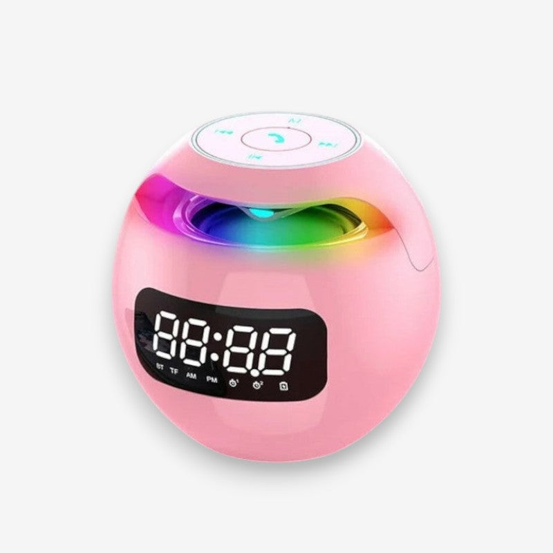 SoundBeam – Bluetooth Speaker met LED Digitale Wekker Velani