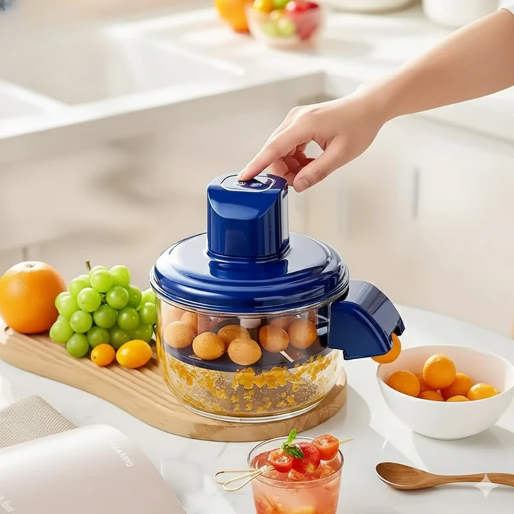 FreshPeel - Electric Fruit and Vegetable Peeler with Stainless Steel Blades