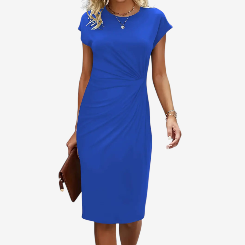 Twist Waist Bodycon Midi Dress for Women