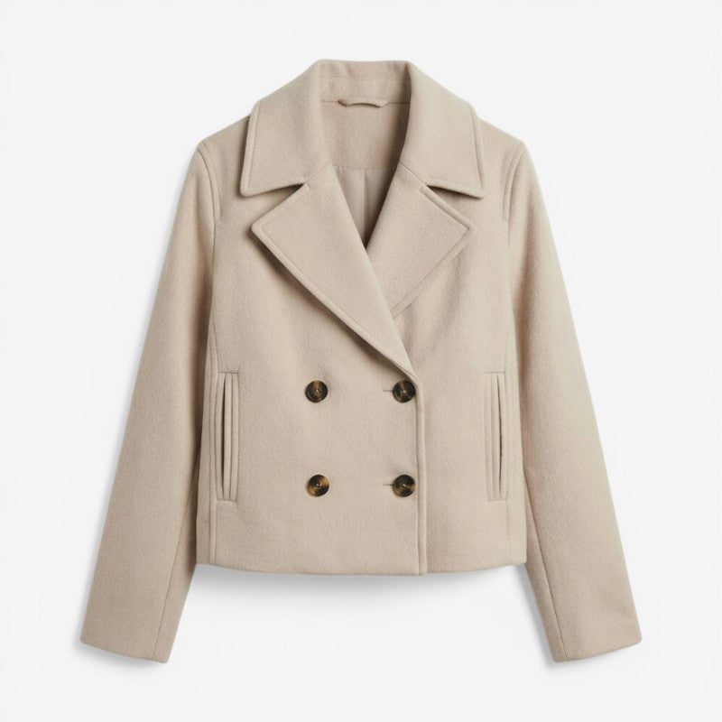 Women’s Cropped Double-Breasted Jacket