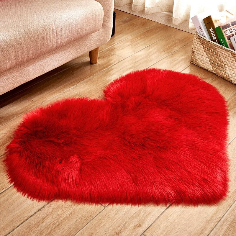 CozyHeart – Decoratief Tapijt met Hartvormig Ontwerp Velani