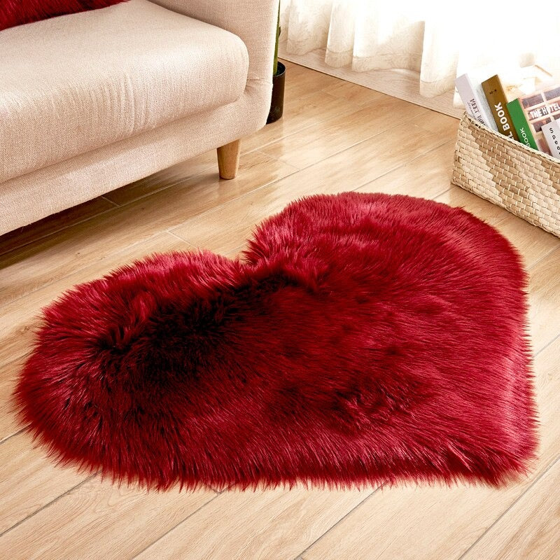 CozyHeart – Decoratief Tapijt met Hartvormig Ontwerp Velani