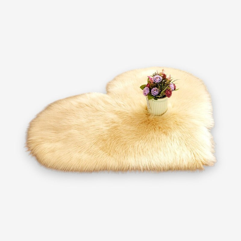 CozyHeart – Decoratief Tapijt met Hartvormig Ontwerp Velani