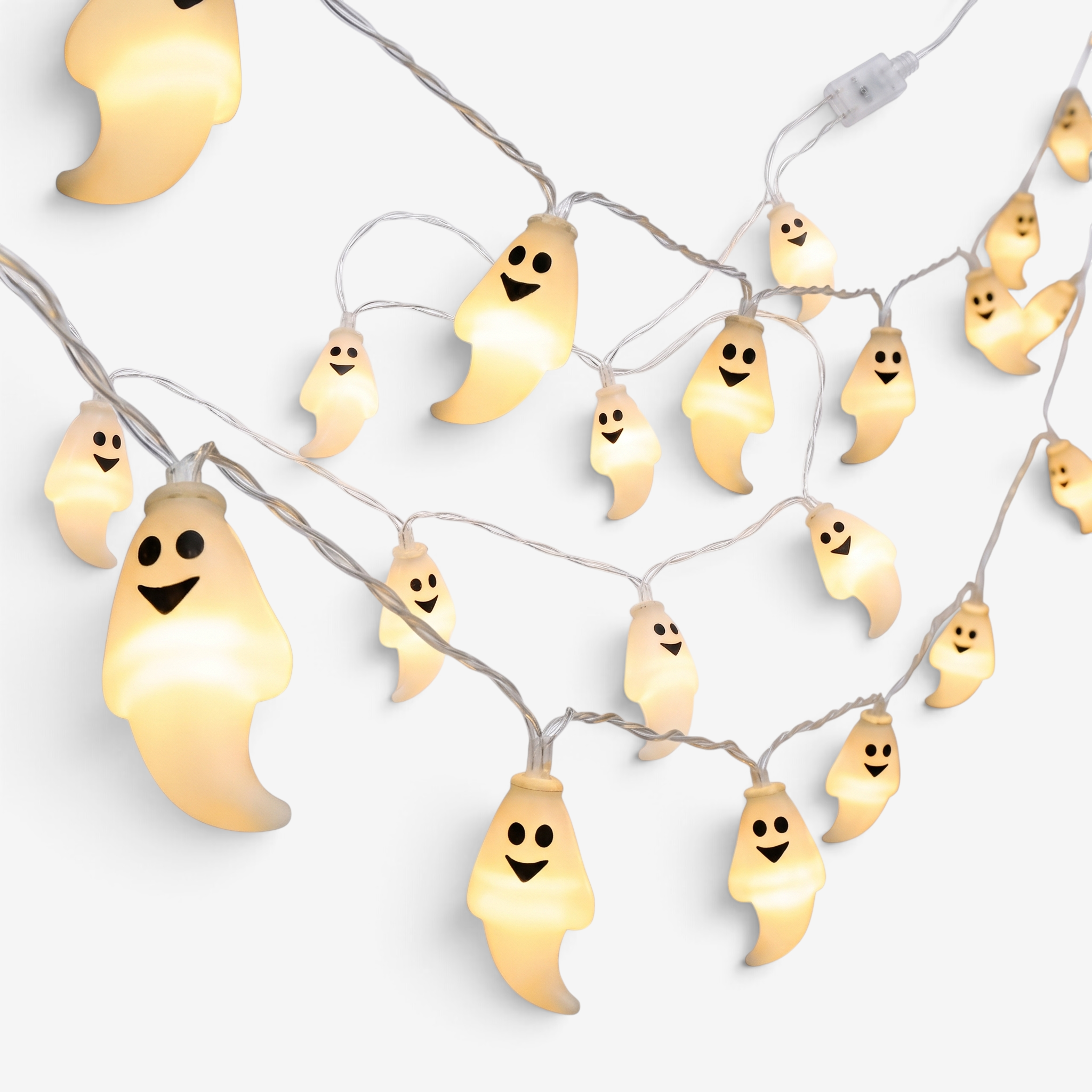 GlowHaven - Halloween String Lights With Ghosts & Pumpkins