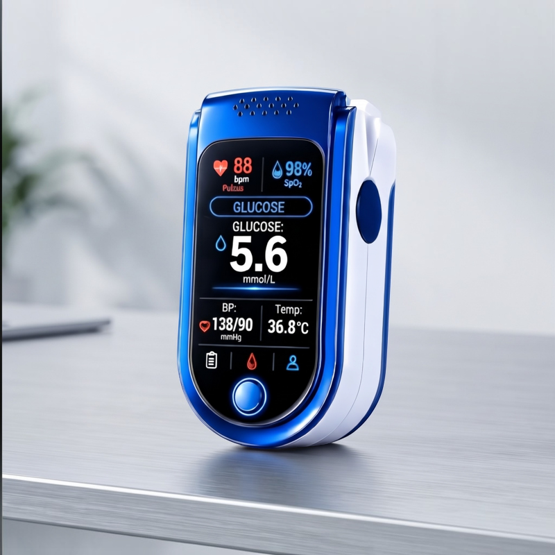 OxyMesure – Digital Finger Pulse Oximeter with OLED Display