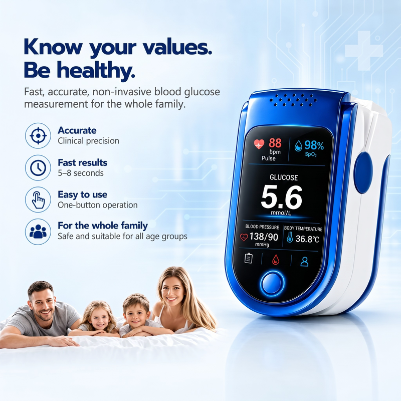 OxyMesure – Digital Finger Pulse Oximeter with OLED Display