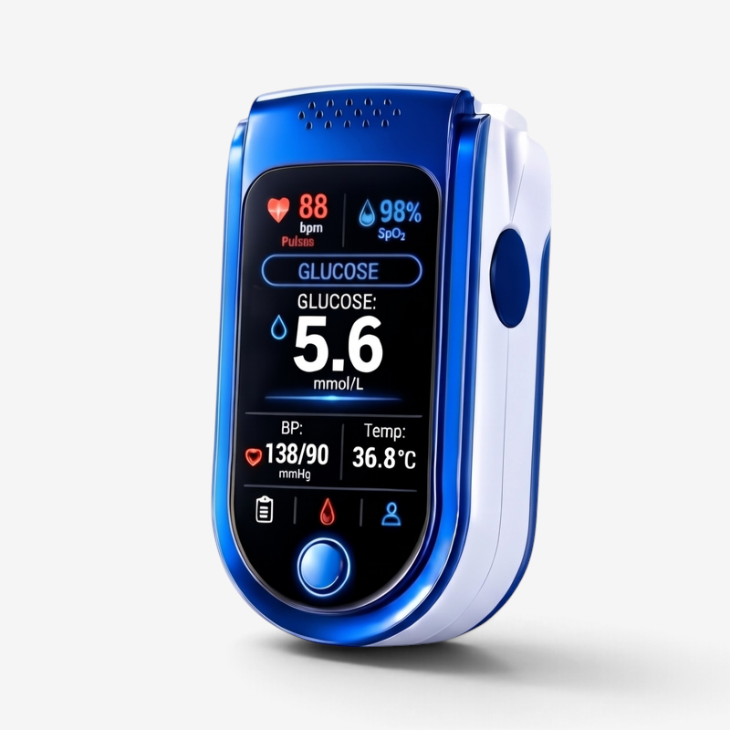 OxyMesure – Digital Finger Pulse Oximeter with OLED Display