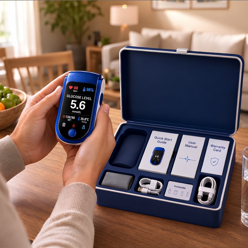 OxyMesure – Digital Finger Pulse Oximeter with OLED Display