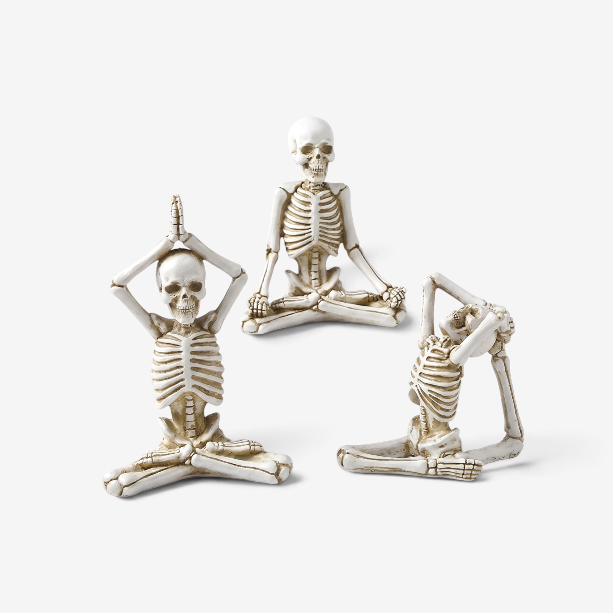 Spooky Resin Skeleton Figurine for Halloween