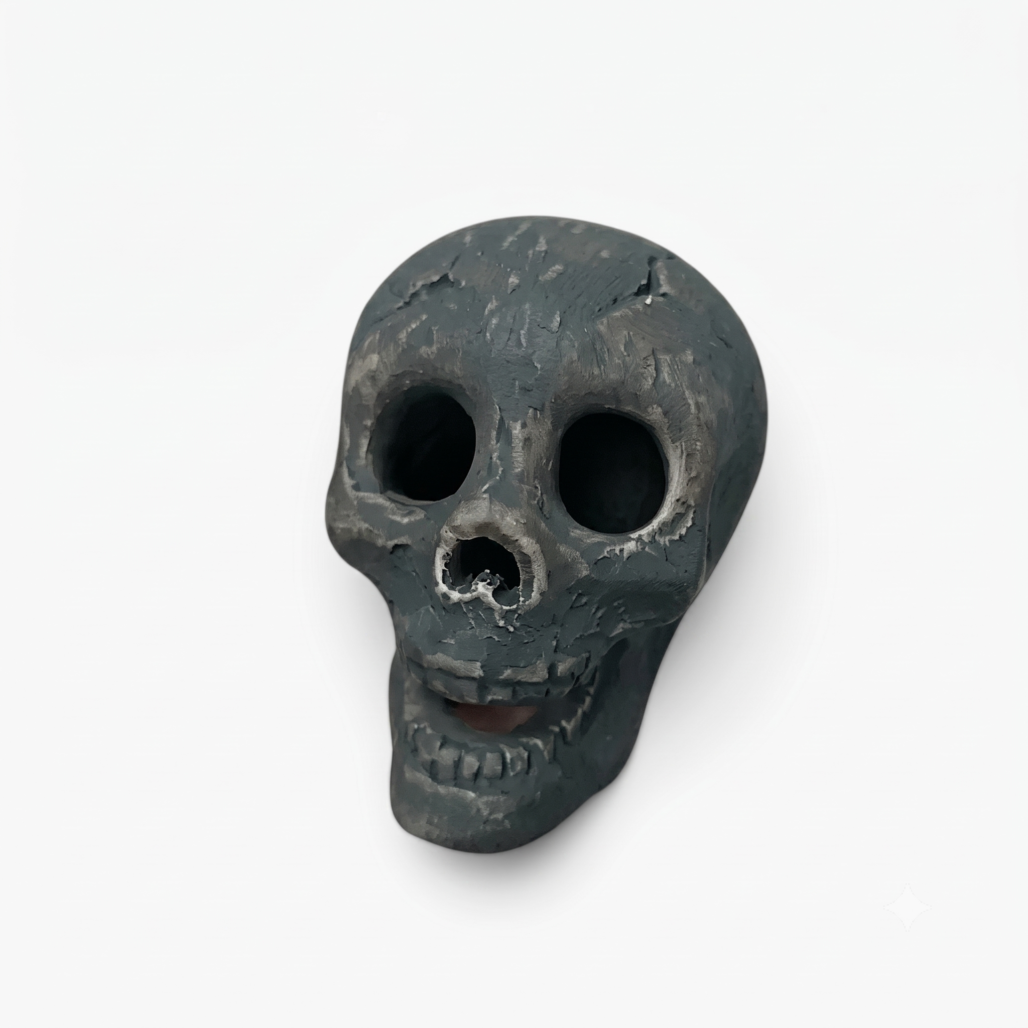 Gothic Ceramic Skull Decor Accent