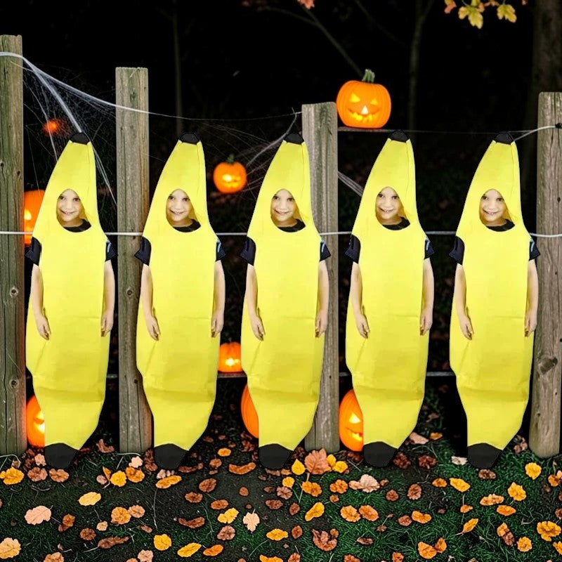 Humorous Yellow Banana Costume for Men