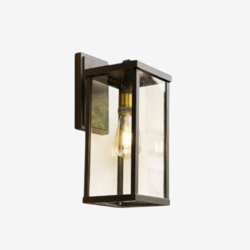 BrightEra – Wall Lamp with Curved Stand and Cage Design
