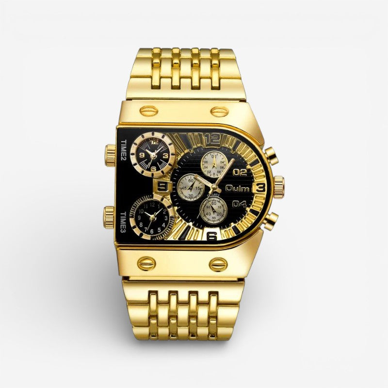 Gideon – Sports Watch with Multi-Time Zone Dial and Adjustable Strap