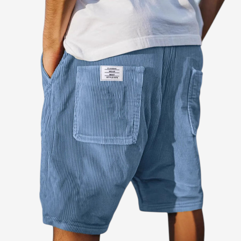 Men's Versatile Multi Pocket Drawstring Shorts