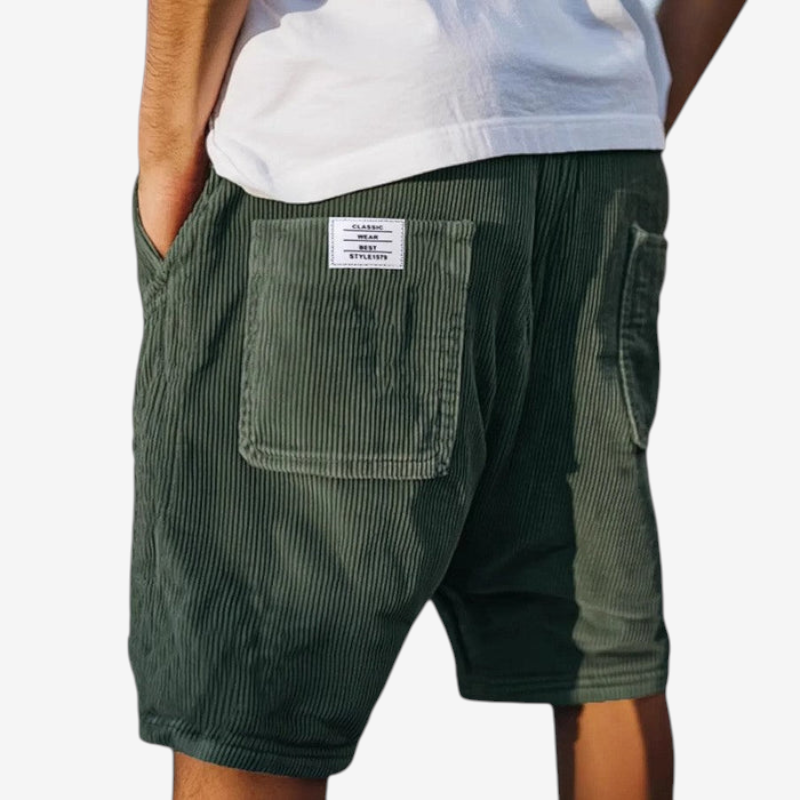 Men's Versatile Multi Pocket Drawstring Shorts