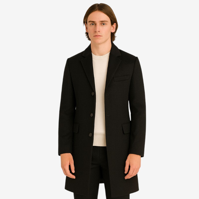 Logan – Jas met Lange Mouwen, Kraag met Knopen en Zakken Velani