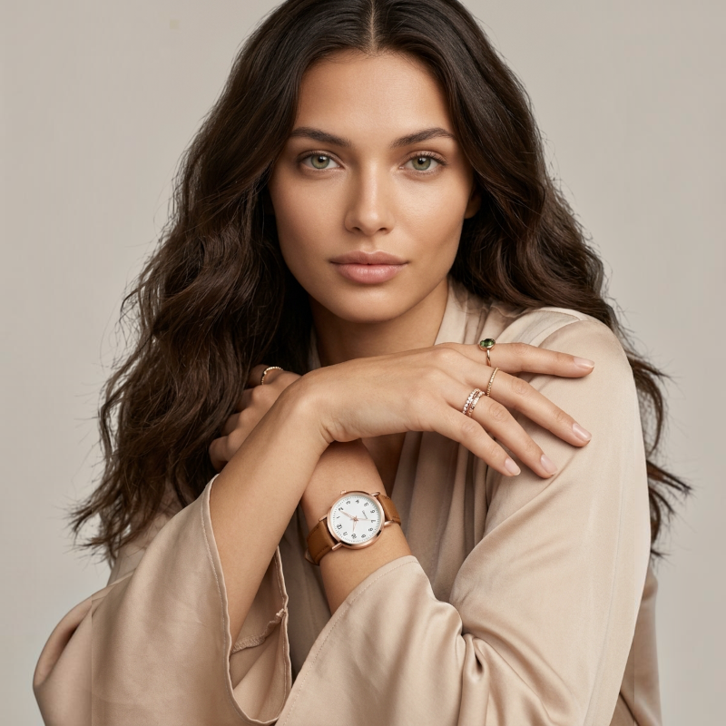 Versatile Adjustable Strap Watch with Numbered Face