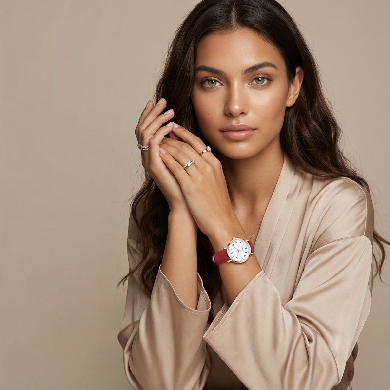 Versatile Adjustable Strap Watch with Numbered Face