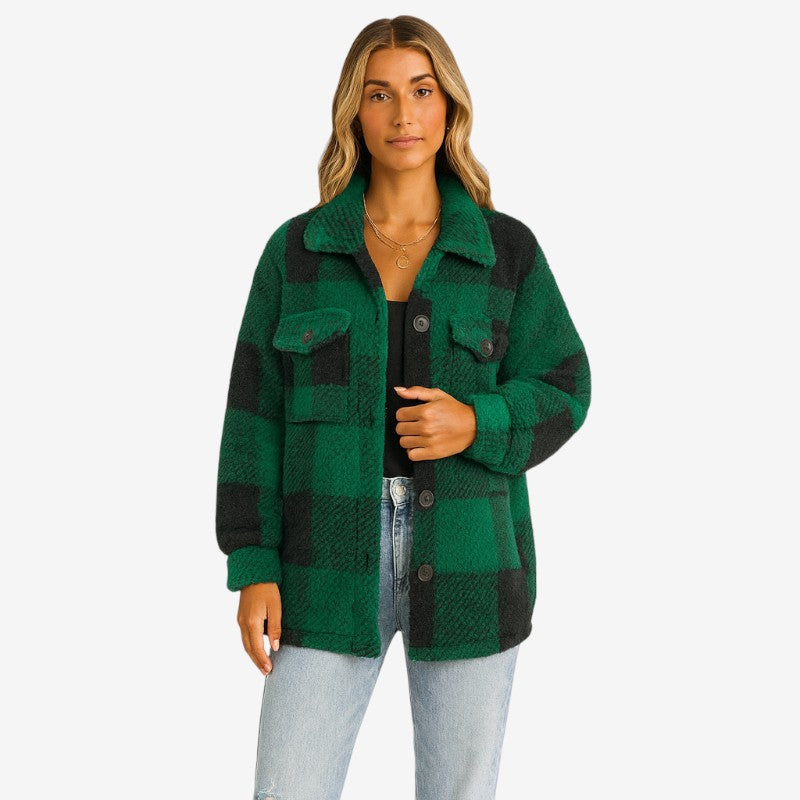 Adrian – Jas met Lange Mouwen Knoopsluiting en Zakkenontwerp Velani