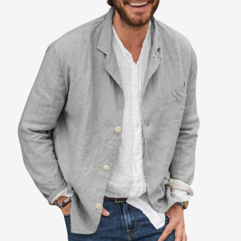 Men's Shirt with Button Closure