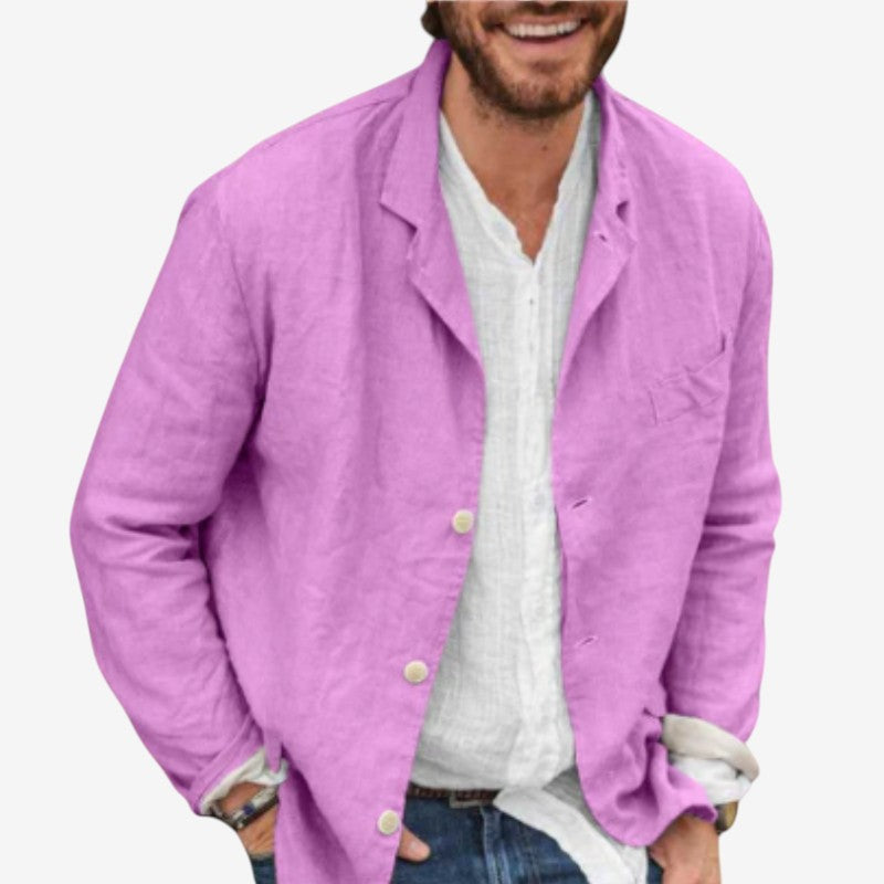 Men's Shirt with Button Closure