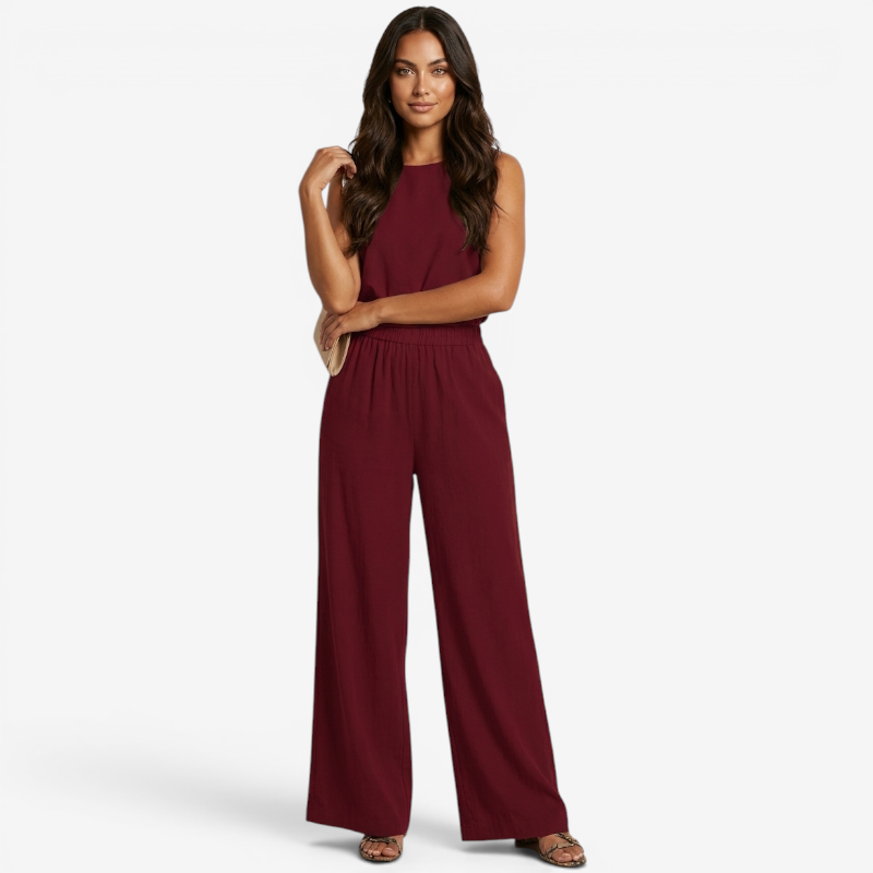 High Waist Wide Leg Palazzo Pants for Women