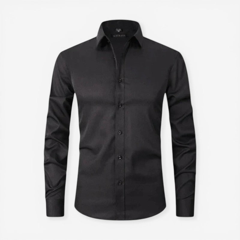 Men's Slim Fit Long Sleeve Button Down Shirt