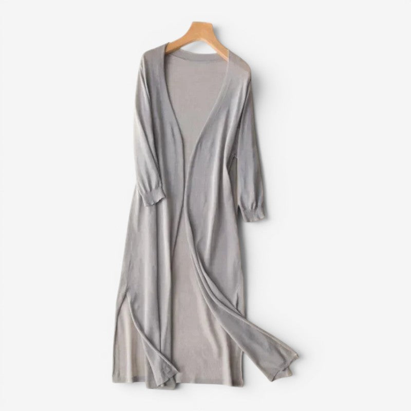 Women’s Open Front Cardigan Long Sleeve Relaxed Fit