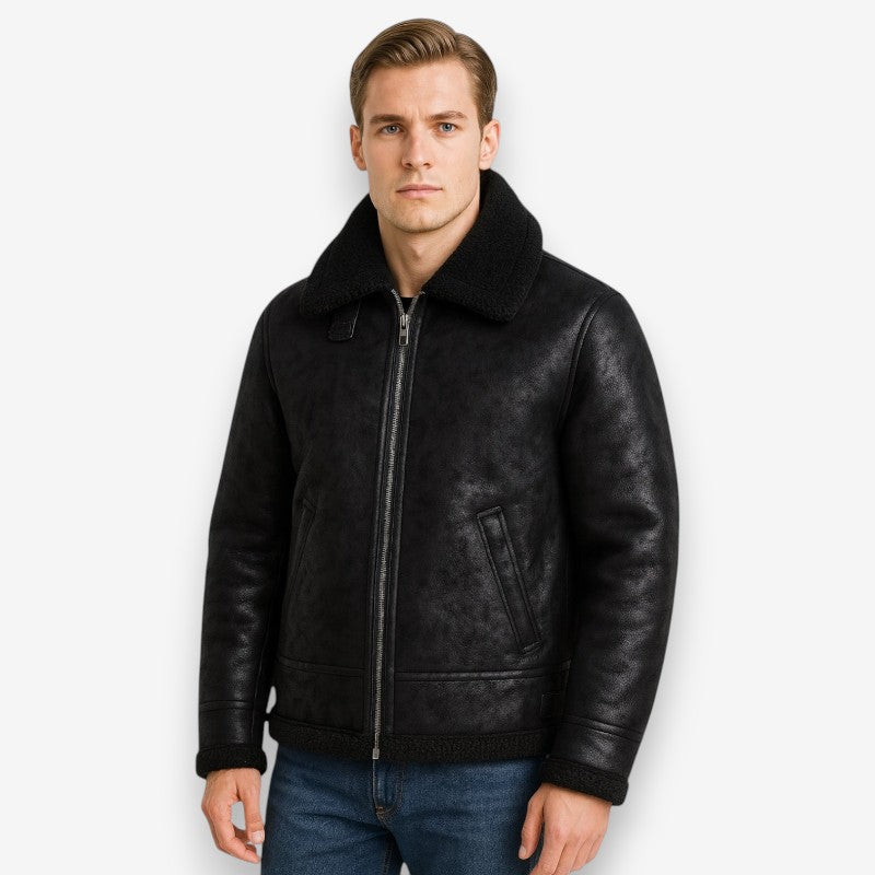 Lucas – Long Sleeve Jacket with Zipper Closure and Pocket Design