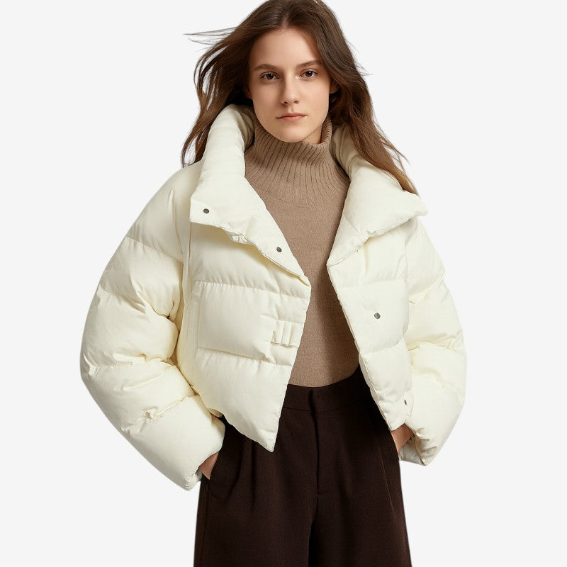 Aurora – Korte jas met lange mouwen en knoopsluiting Velani