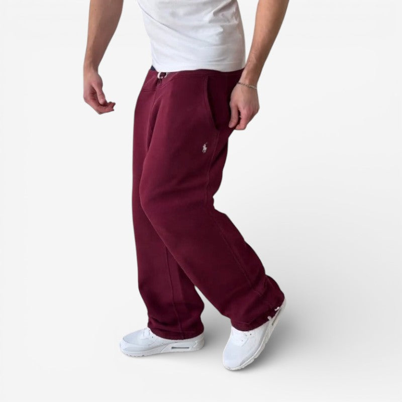 Oliver – High Waisted Wide Leg Trousers with Side Pockets