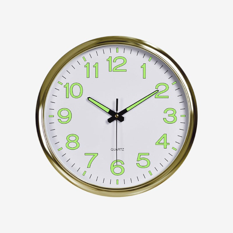 TimeGlow – Wandklok met Lichtgevende Wijzers Velani