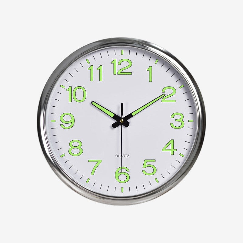 TimeGlow – Wandklok met Lichtgevende Wijzers Velani