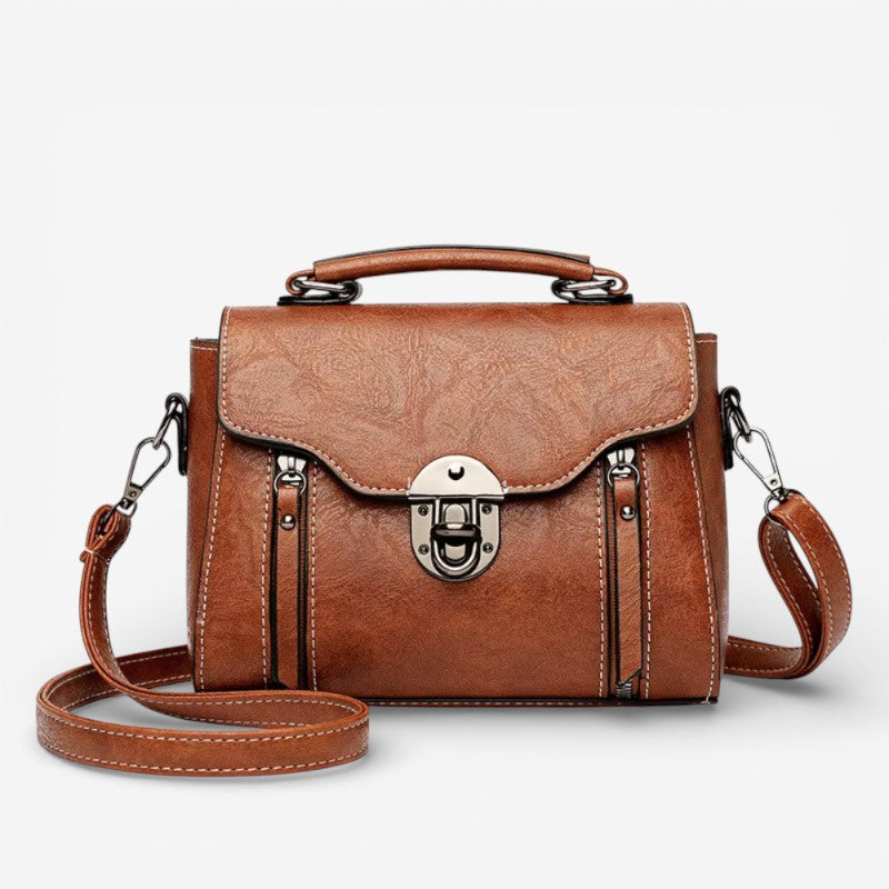 Clara – Shoulder Bag with Handle and Hasp Closure