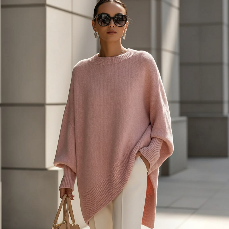 Women’s Cozy Oversized Batwing Sleeve Sweater