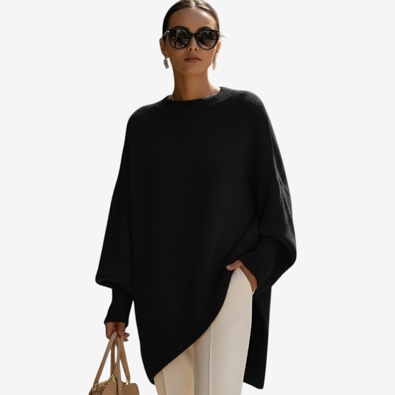 Women’s Cozy Oversized Batwing Sleeve Sweater