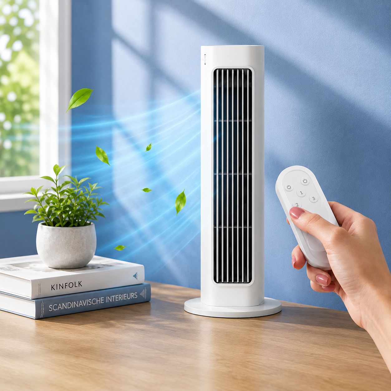 Bladeless Tower Fan with Remote Control