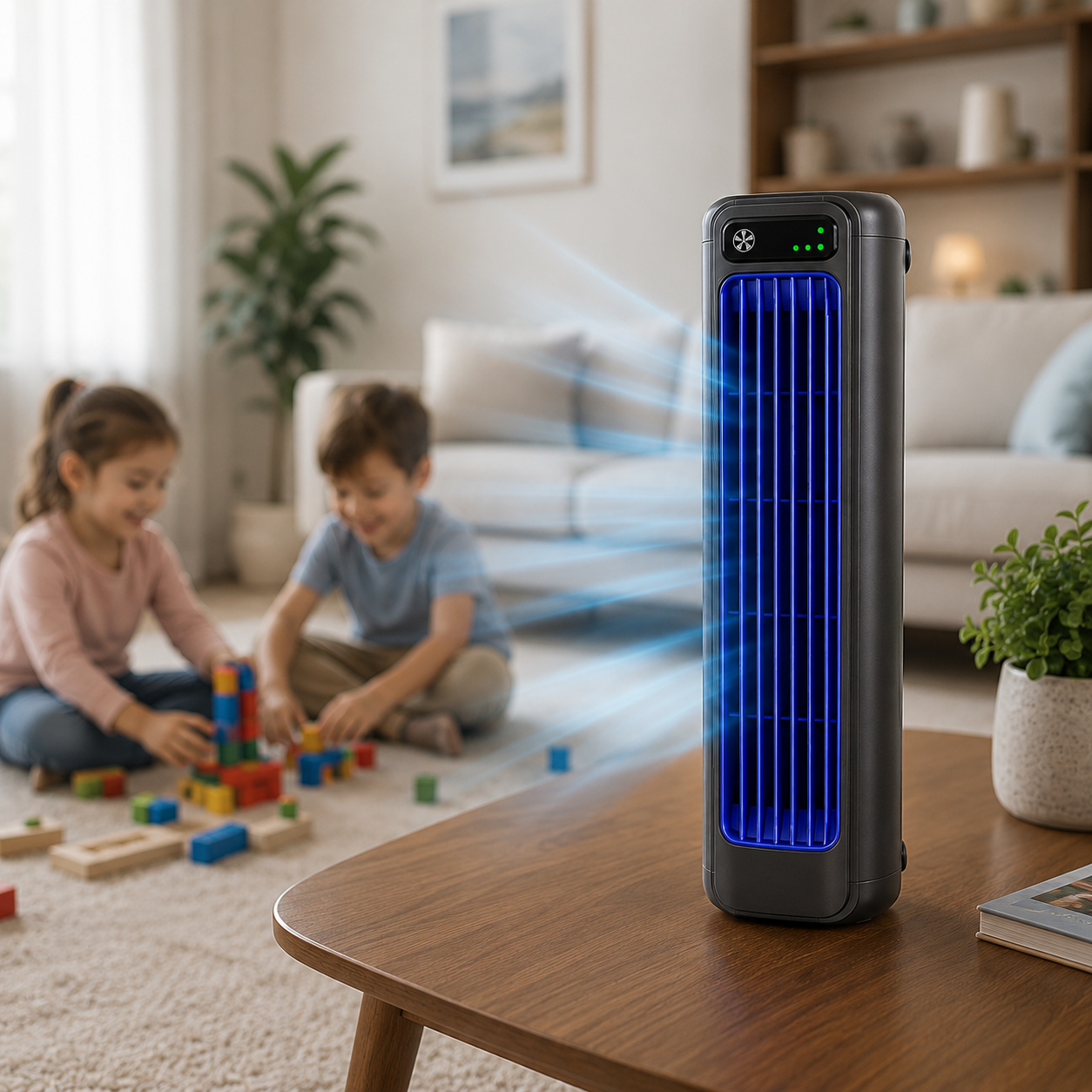 Bladeless Tower Fan with Remote Control