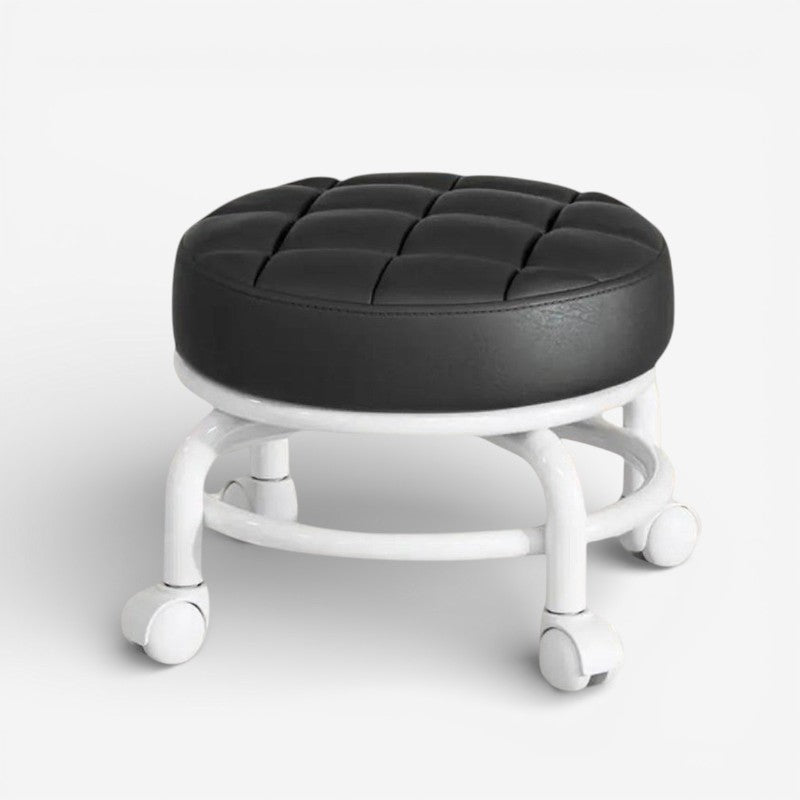MoveEase – Portable Round Stool with Wheels
