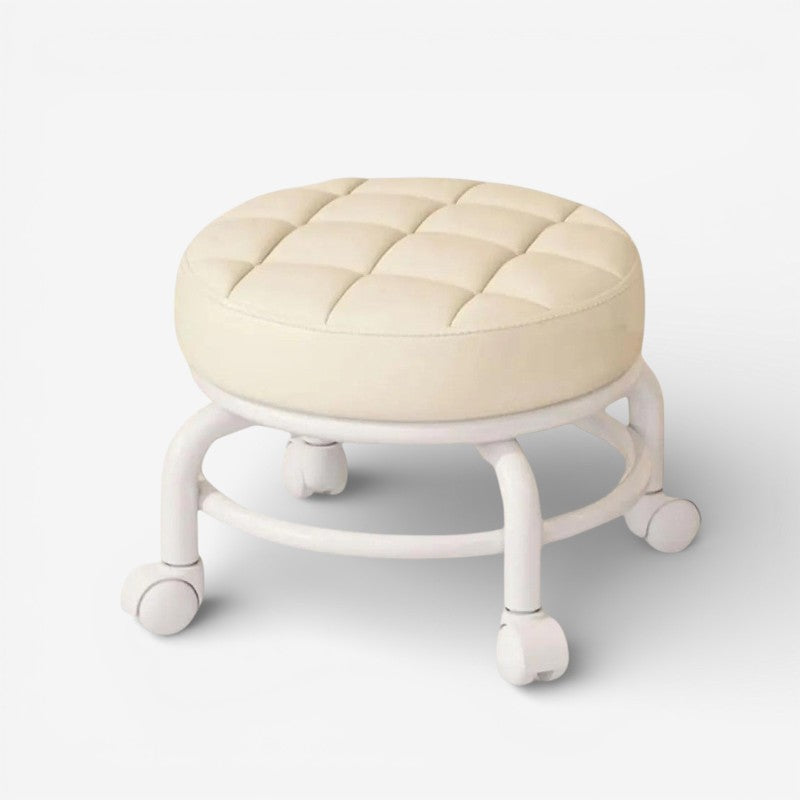 MoveEase – Portable Round Stool with Wheels
