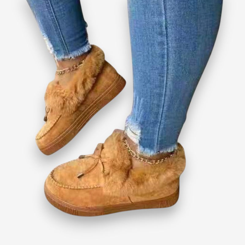 Chloe – Round Toe Boots With Anti Slip Grip