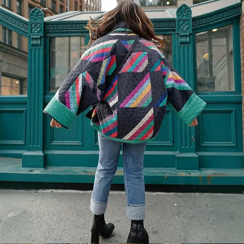 Women's Patterned Long Sleeve Jacket