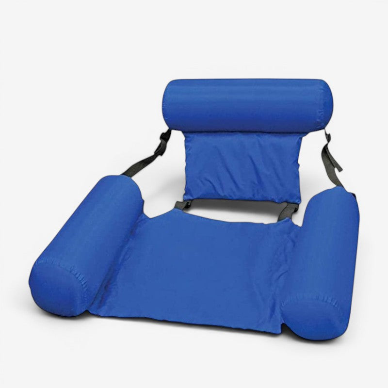 Inflatable Floating Chair with Adjustable Support Strap