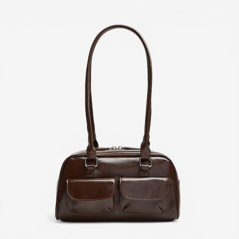Multi-Pocket Womens Handbag with Handle