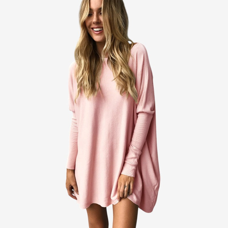 Women Round Neck Long Sleeve T-Shirt