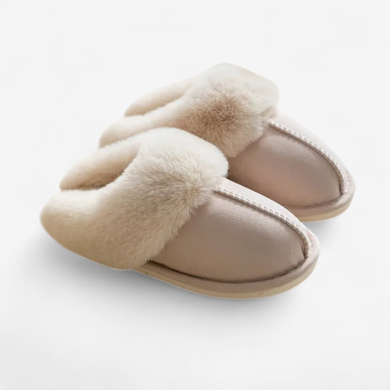 Megan – Pluche pantoffels met antislip zool voor koppels Velani