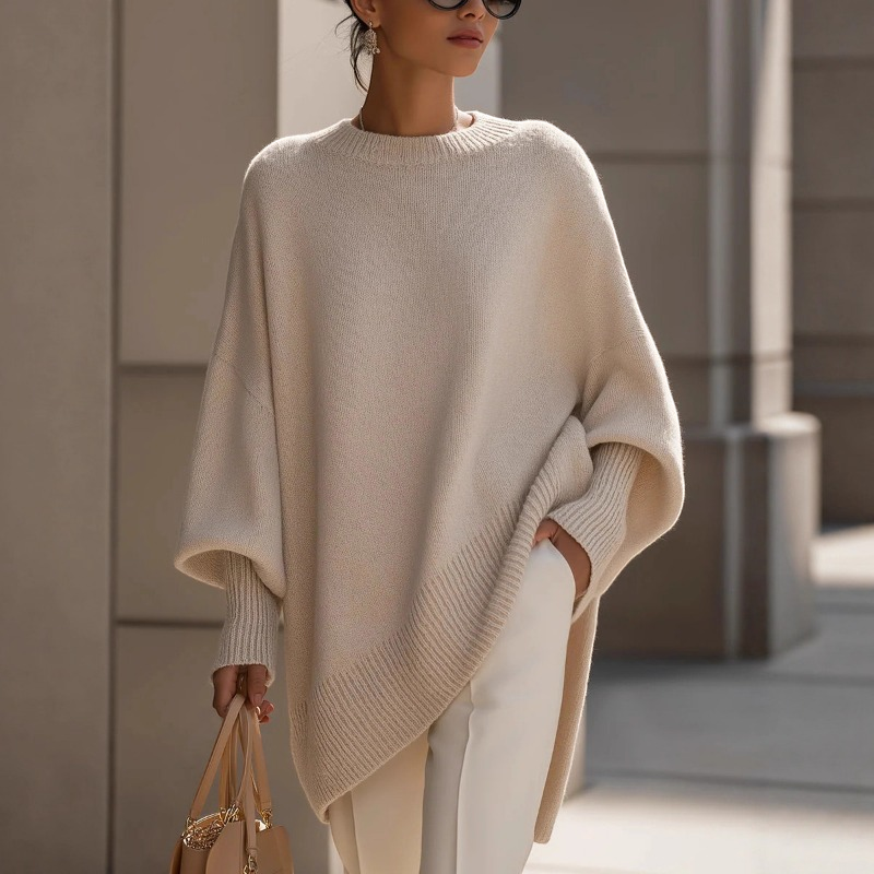 Women’s Cozy Oversized Batwing Sleeve Sweater