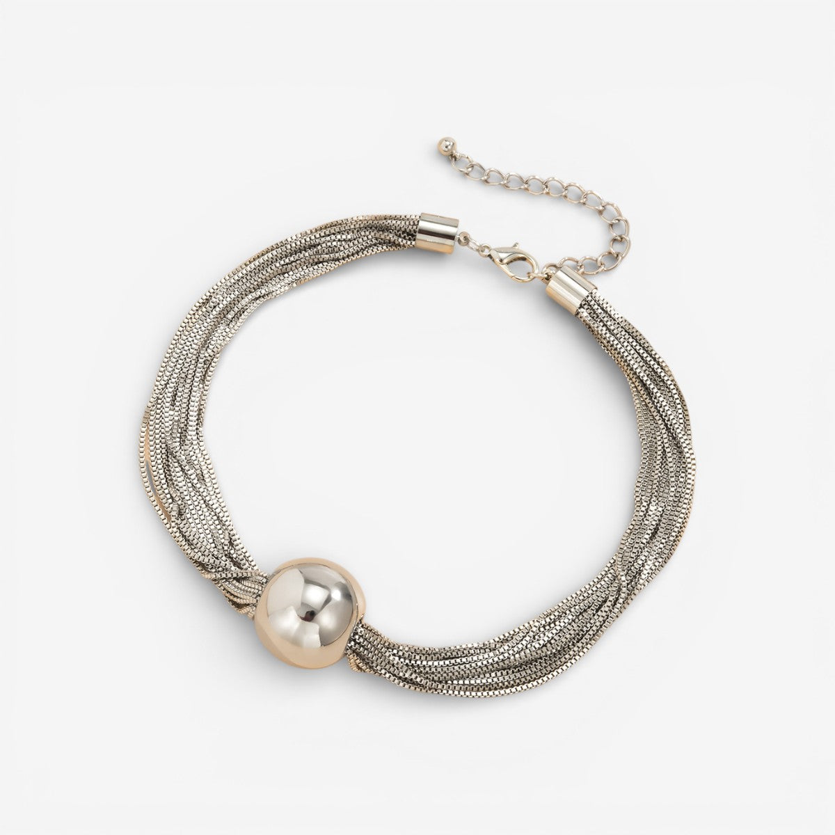 Olivia – Decorative Round Necklace with Adjustable Design