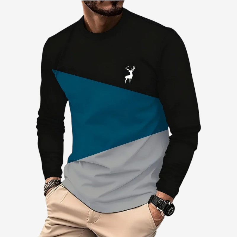 Antoine – Slim-fit long sleeve sweater with round neck